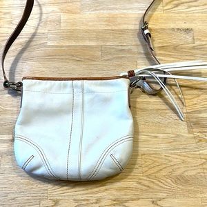 White Coach crossbody or shoulder bag. Gently used.